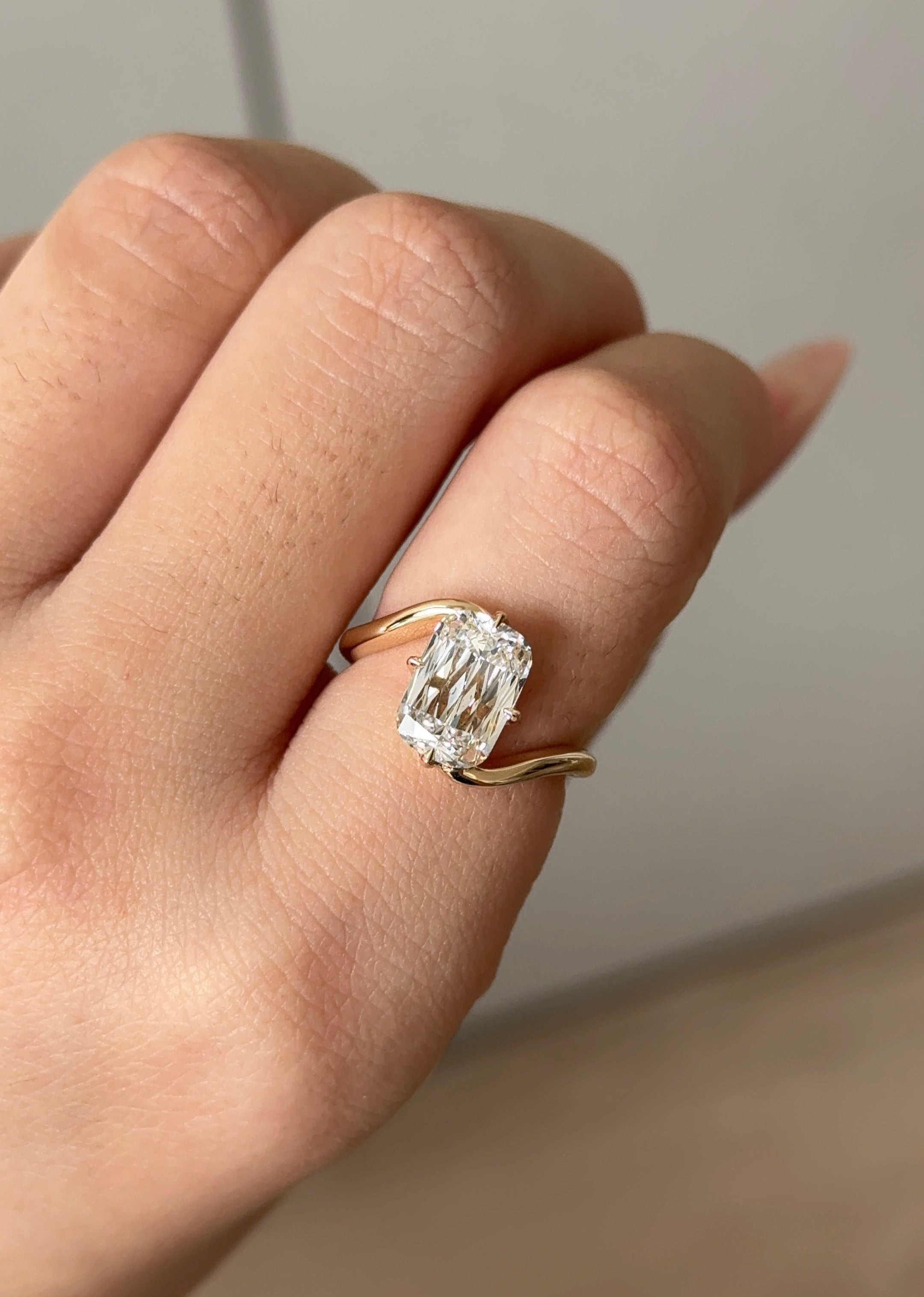 AYARA 2.5 carats Ashoka cut Diamond ring                                