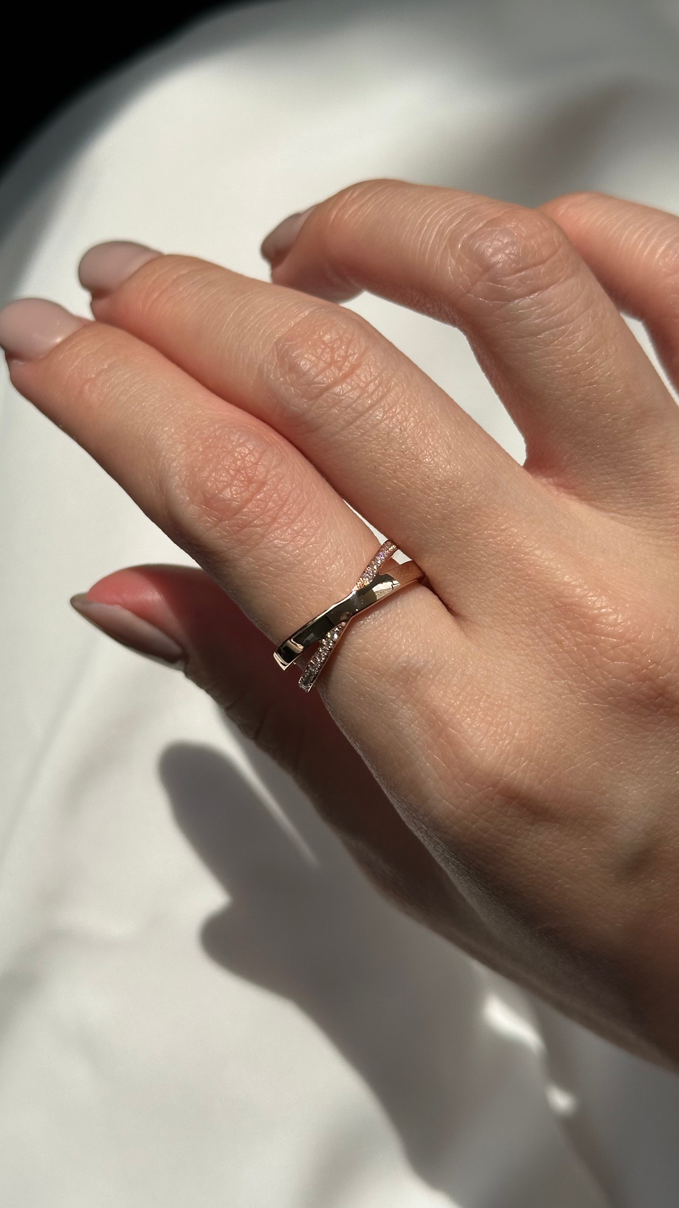 SD Cross Diamond Ring